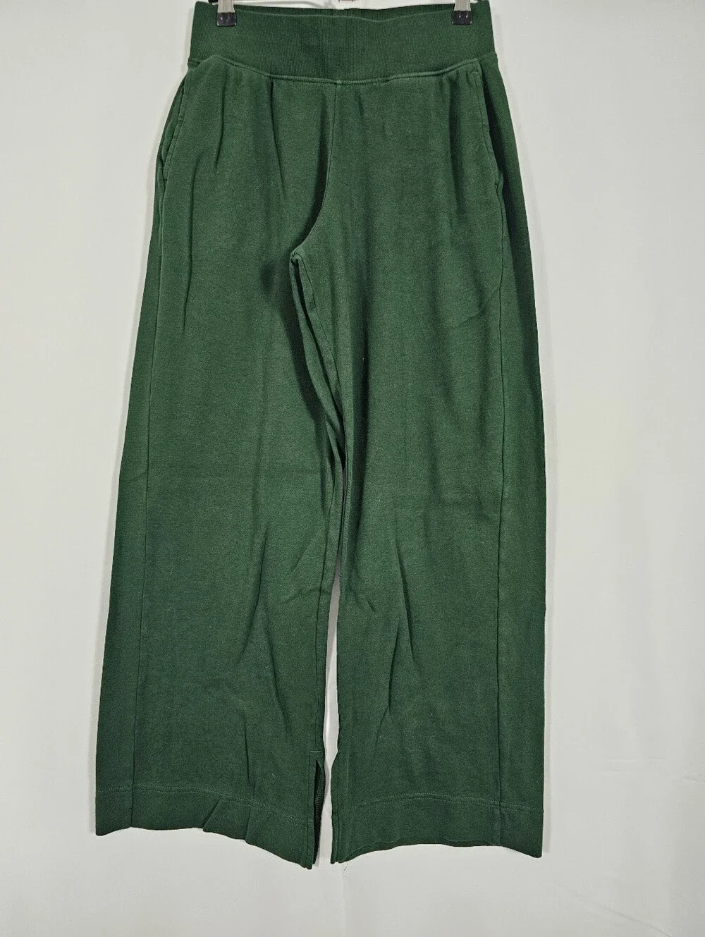 Pact Wide Leg Sweatpants in Emerald - Size M - Picture 1 of 8